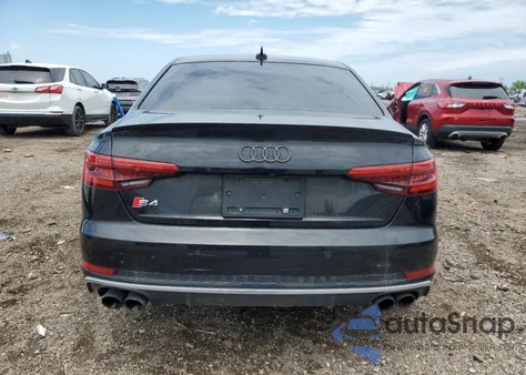 2018 Audi S4 Premium Plus из США, поврежденный, VIN WAUB4AF42JA002421